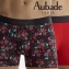 Aubade Men Duo de Boxers Magie et Uni Rouge