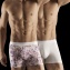Aubade Men Duo de Boxers Porcelaine et Uni Opale