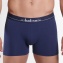 Aubade Men Duo de Boxers Rayure et Uni Marine