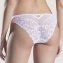 Aubade Slip Italien Au bal de Flore Blanc
