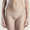 Aubade Slip Mini-Coeur Posie D'Orient Champagne Noir