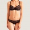 Aubade Soutien-Gorge Balconnet Au bal de Flore Noir
