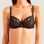 Aubade Soutien-Gorge Balconnet Au bal de Flore Noir