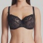 Aubade Soutien-Gorge Emboitant Confort Au bal de Flore Noir