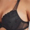 Aubade Soutien-Gorge Push-Up Au bal de Flore Noir