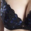 Aubade Soutien-Gorge Push-Up Posie D'Orient Nuit Bleue