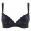 Aubade Soutien-Gorge Push-Up Posie D'Orient Nuit Bleue