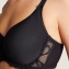 Aubade Soutien-Gorge Spacer Au bal de Flore Noir