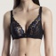 Aubade Soutien-Gorge Triangle Plunge Posie D'Orient Nuit Bleue
