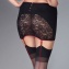 Bas couture voile 20 deniers MAISON CLOSE Noir Rouge