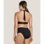 Culotte Haute Aubade Maillot de Bain La Plage ensoleille Noir