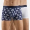 Duo Boxers AUBADE MEN Astro Marine et Uni Blanc