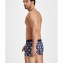 Duo Boxers AUBADE MEN Astro Marine et Uni Blanc