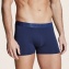 Duo Boxers AUBADE MEN Menottes Bordeaux et Uni Bleu Marine