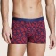 Duo Boxers AUBADE MEN Menottes Bordeaux et Uni Bleu Marine