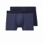 Duo Boxers AUBADE MEN Mini Menottes Marine et Uni Marine