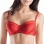 HANRO  Soutien-gorge East River Rouge