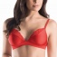 HANRO Soutien-gorge Triangle East River Rouge