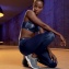 Legging de compression pour le sport ANITA Active Bleu Iris