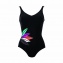 Maillot de Bain post-opratoire ANITACARE Flower Ethnic Noir