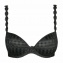 MARIE JO Soutien-Gorge CoqueCoup Droit Avero Noir