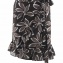Pareo Court AUBADE MAILLOT DE BAIN Po�sie exotique Hawaien Noir