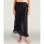 Pareo Long AUBADE MAILLOT DE BAIN Posie exotique Noir