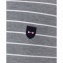 Pyjama court EDEN PARK E524E98 Haut Gris Ray Unis Bas Uni Marine - Marine