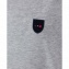 Pyjama court EDEN PARK E524E99 Haut Gris Uni Bas Uni Marine