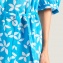 Robe de Plage AUBADE MAILLOT DE BAIN Posie exotique Tahitien Bleu Tropique