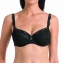 Soutien-Gorge Sans Armatures Rosa Faia Selma Noir