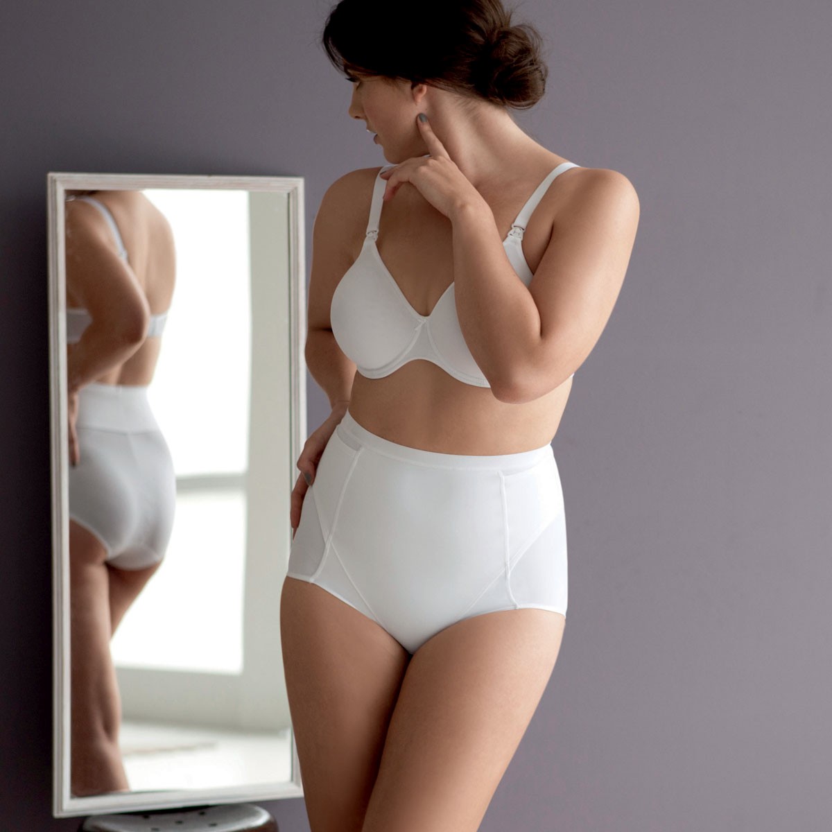 Slip de grossesse sans coutures blanc Anita Maternity