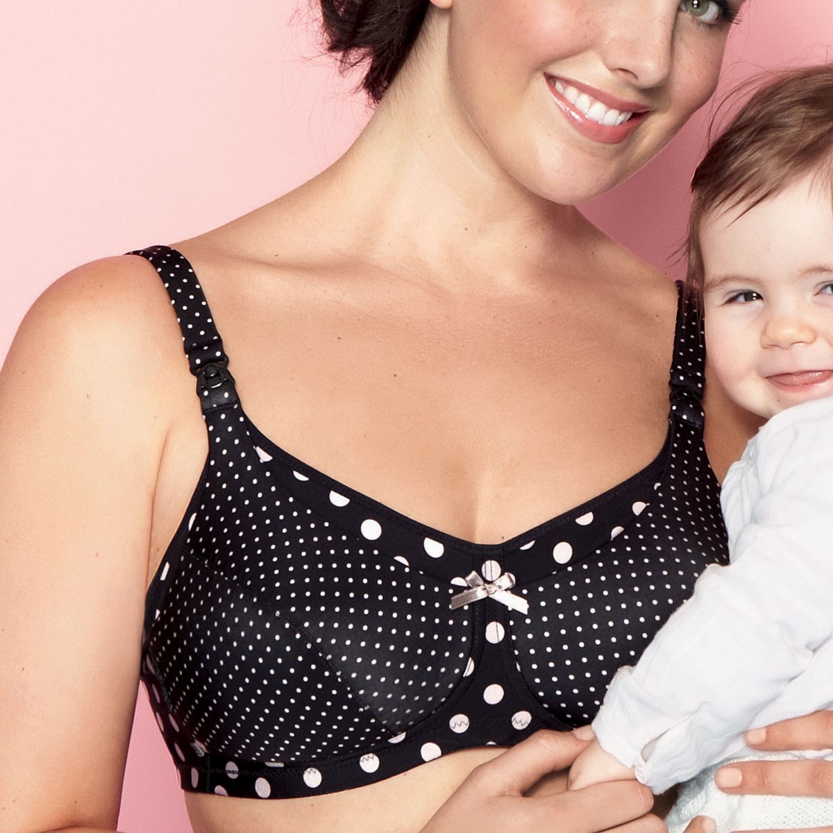 Soutien-gorge D'allaitement ANITA Maternity Sans Armatures - Taille 90D, Couleur Vieux Rose/ivoire - Neuf Avec étiquettes