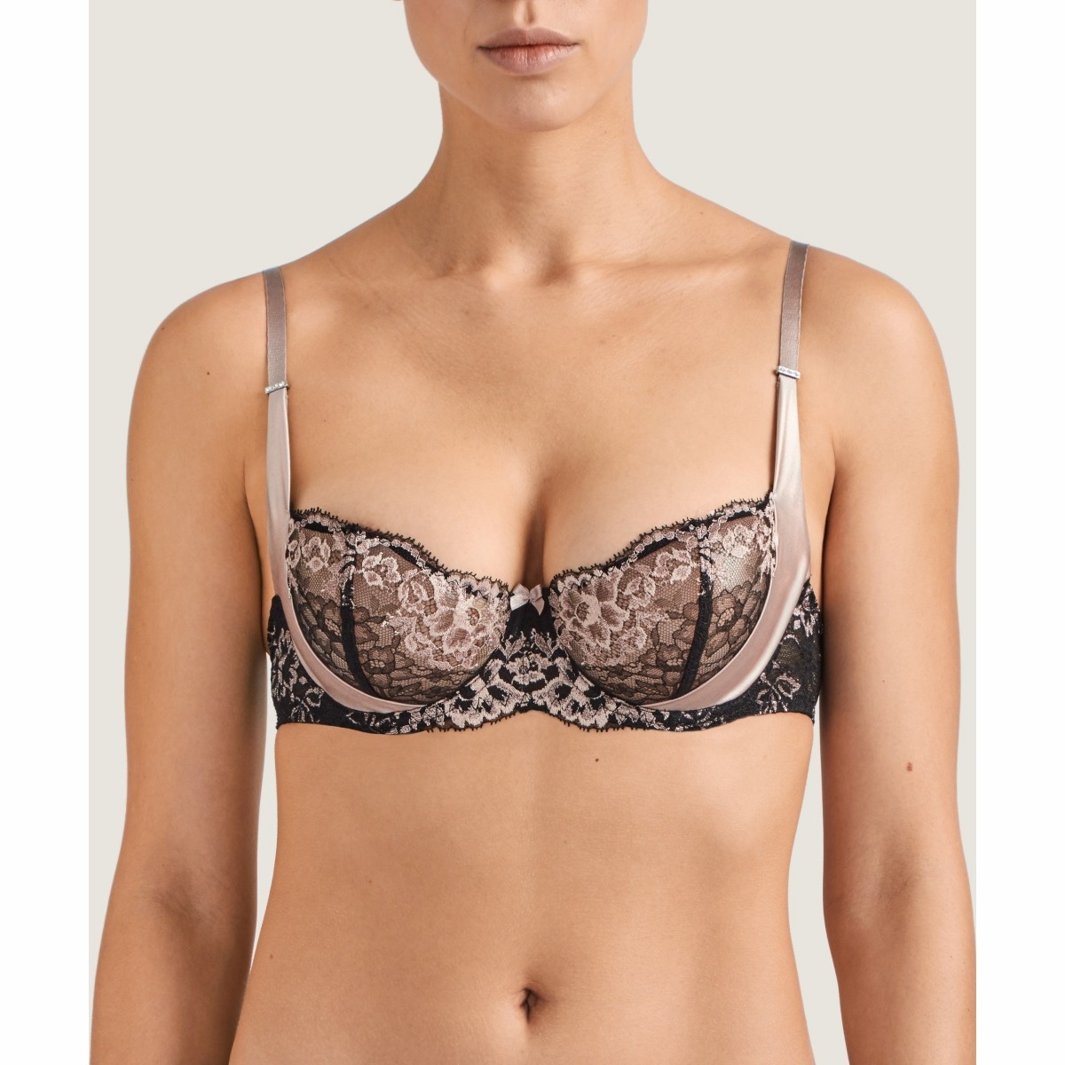 Soutien-gorge bandeau Aubade AUBADE A L'AMOUR nacre Aubade Aubade