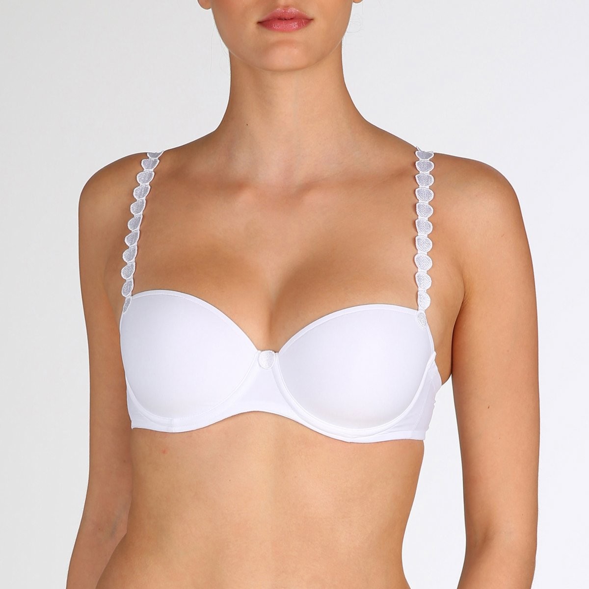 soutien gorge balconnet blanc